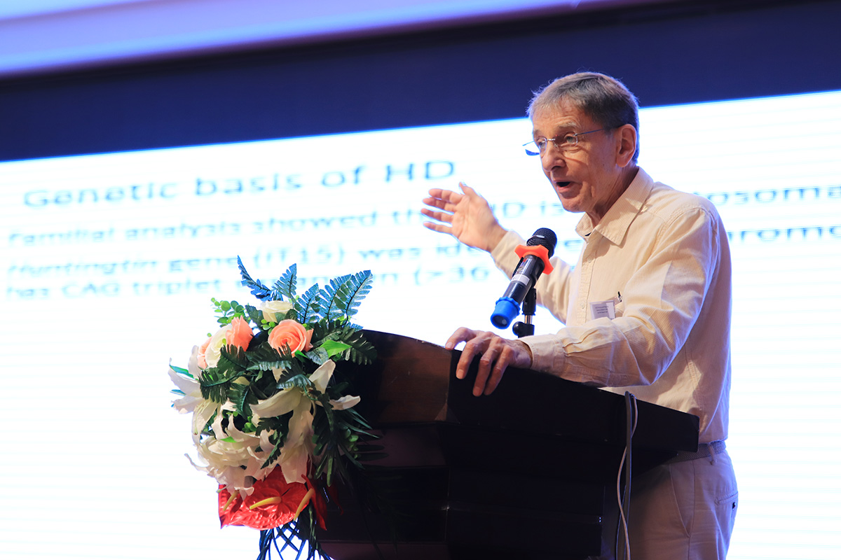 Prof. Sir Colin Blakemore delivered a talk as a keynote speaker.