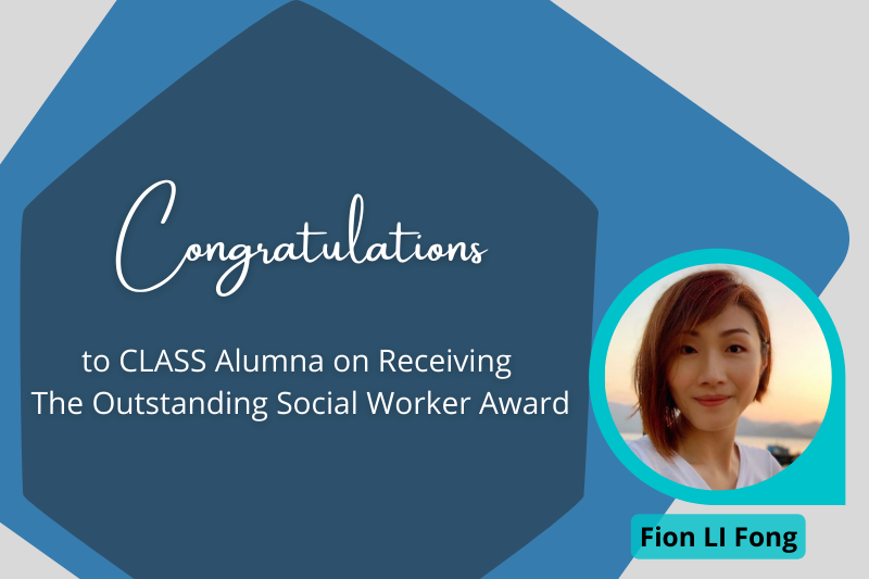 CLASS Alumna Honoured for Outstanding Contribution to Social Work