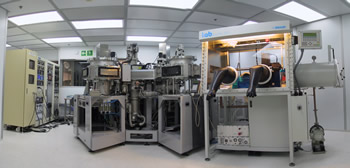 ULVAC Multi-chambers Deposition System in Clean Room, Class 1,000