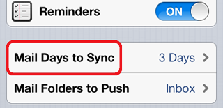 Days to Sync
