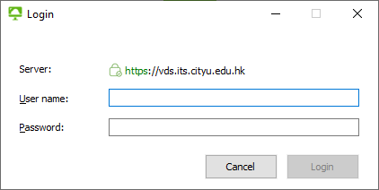 Logon with CityU EID and password