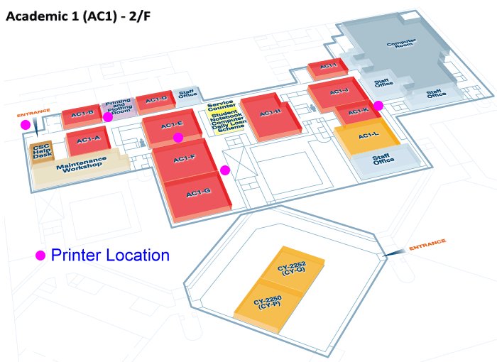 Printer Location in CSC