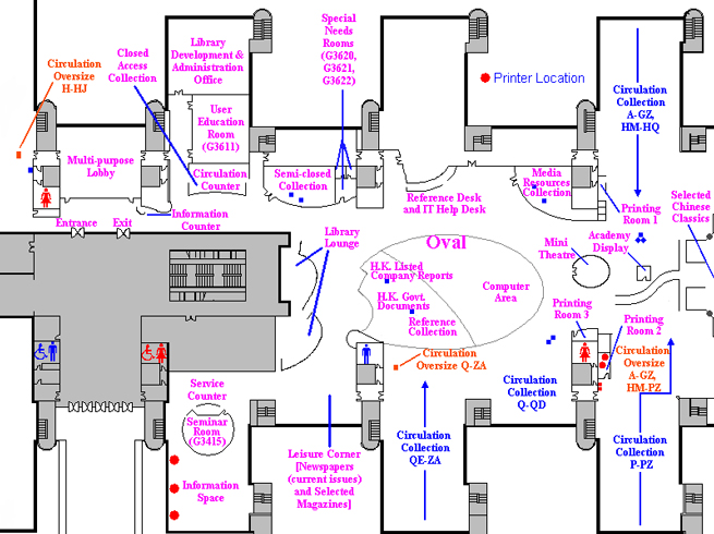 Printer Location in Library