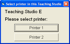 Choose printer