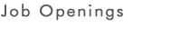 Job Openings