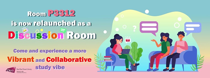 Room P3312 is now relaunched as a Discussion Room!