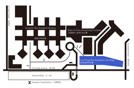 CityU Exhibition Gallery Map