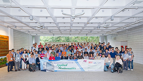 Participants of the International Conference on Applied Mathematics 2016.