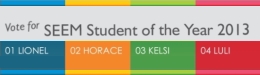 Vote for SEEM Student of the Year 2013