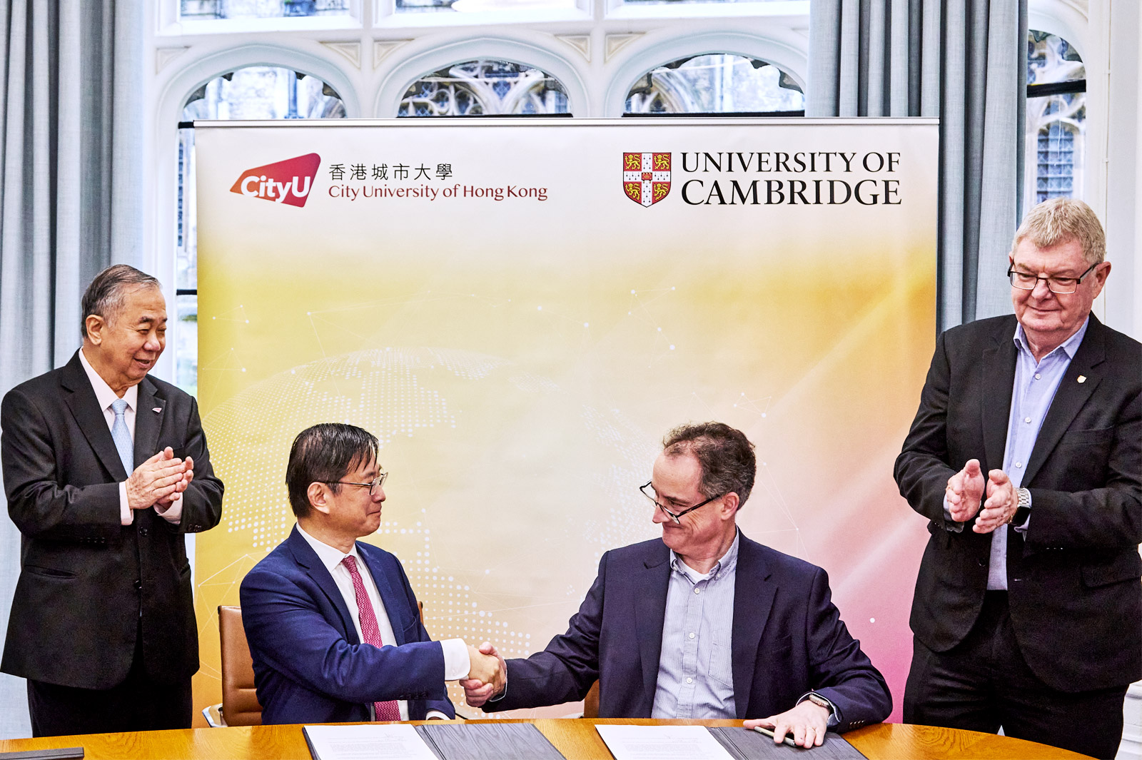 CityUHK signed MoUs with the University of Cambridge