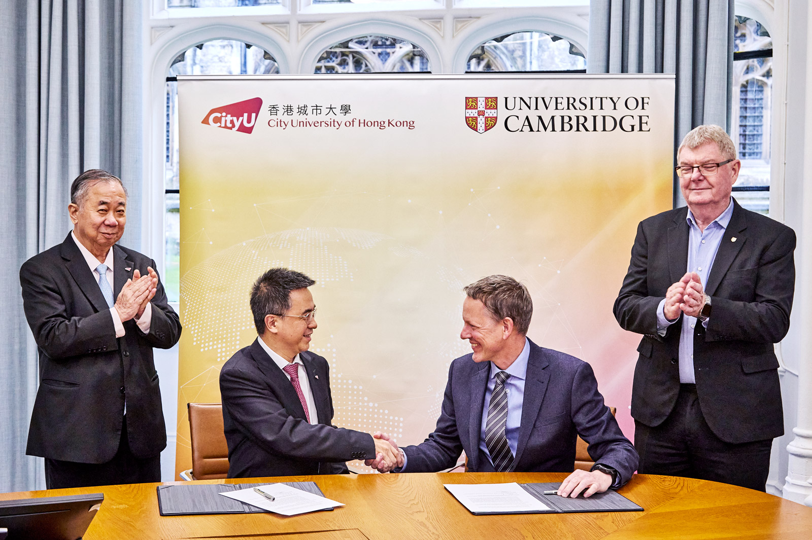 CityUHK signed MoUs with the University of Cambridge
