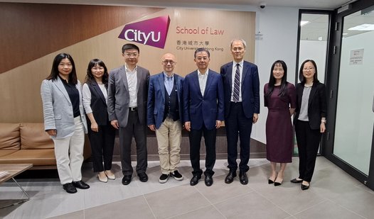 East China University of Political Science and Law visited CityU School of Law