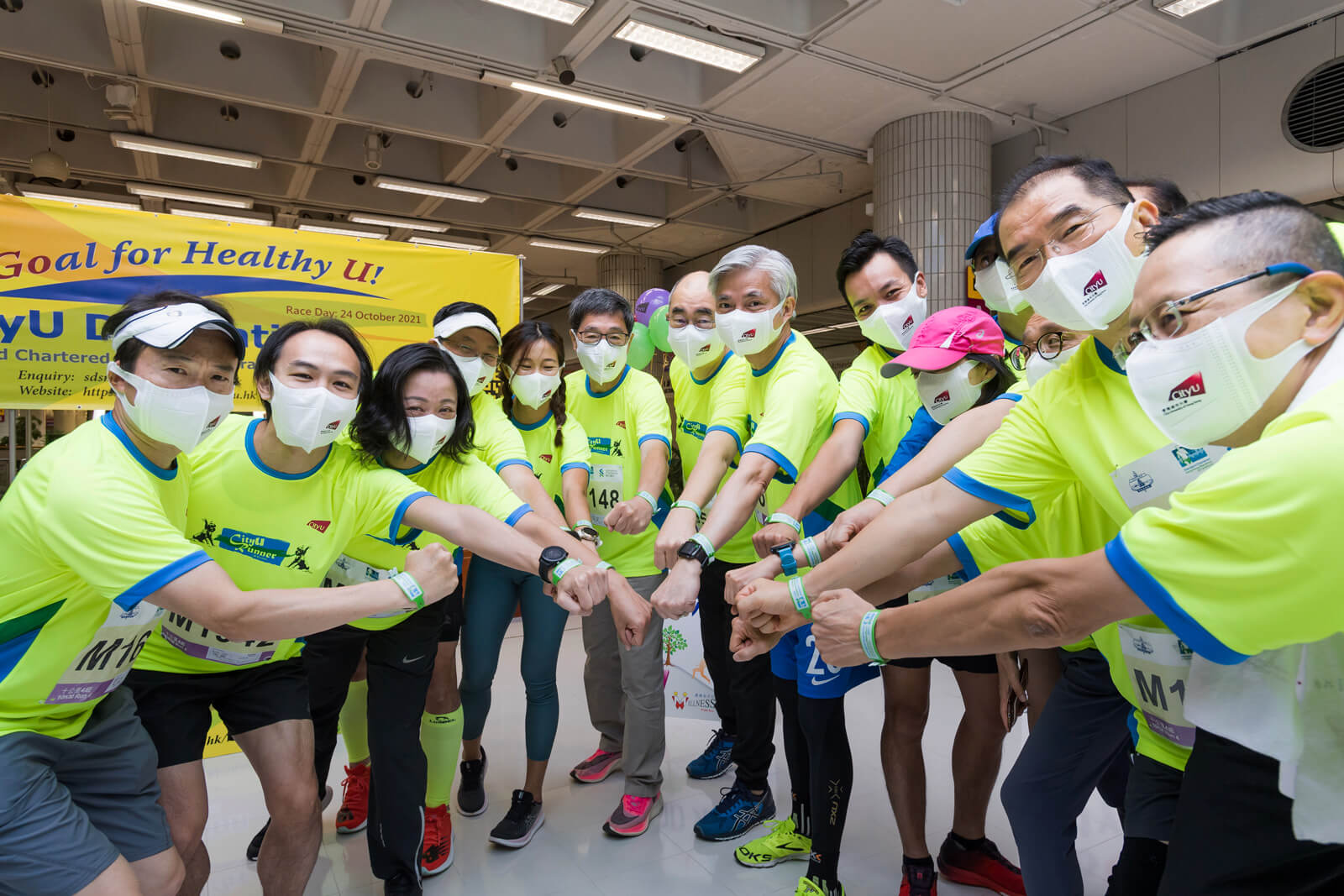 CityU Delegation Standard Charted HK Marathon