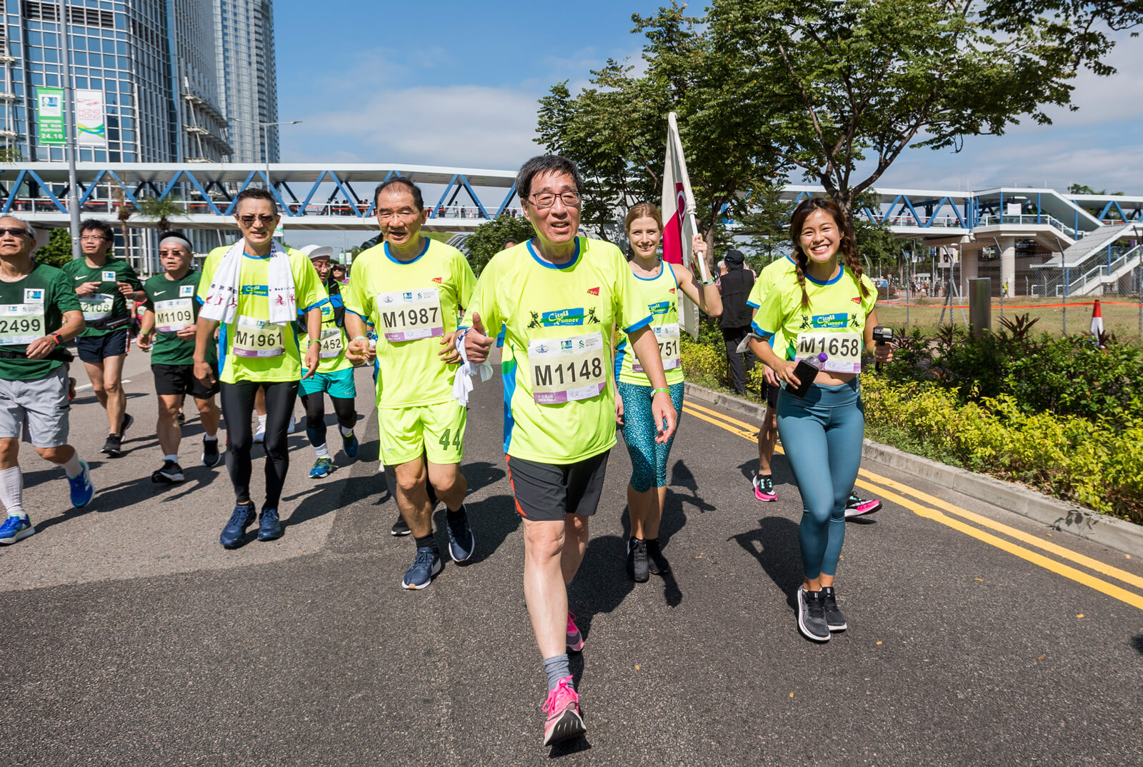 CityU Delegation Standard Charted HK Marathon 2021