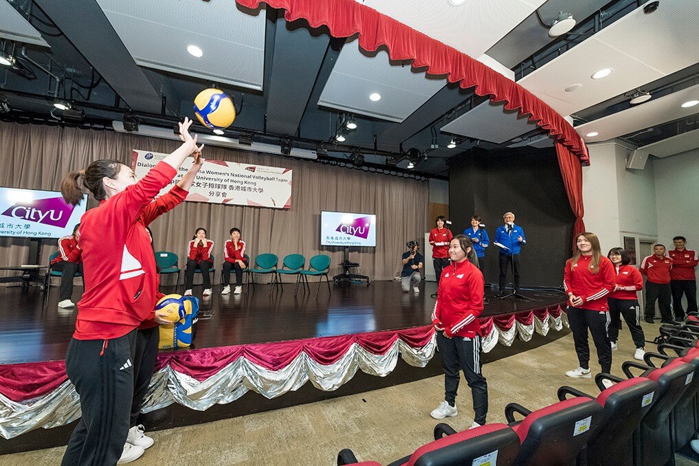 Dialogue with the China Women's National Volleyball Team at CityU