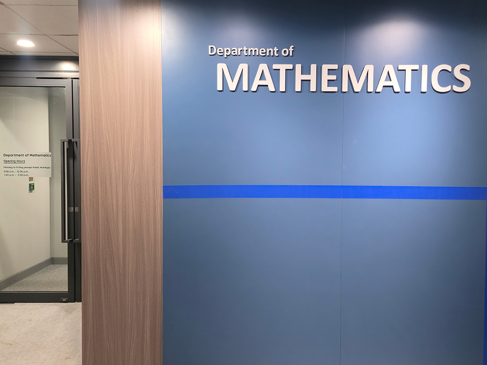 Department of Mathematics