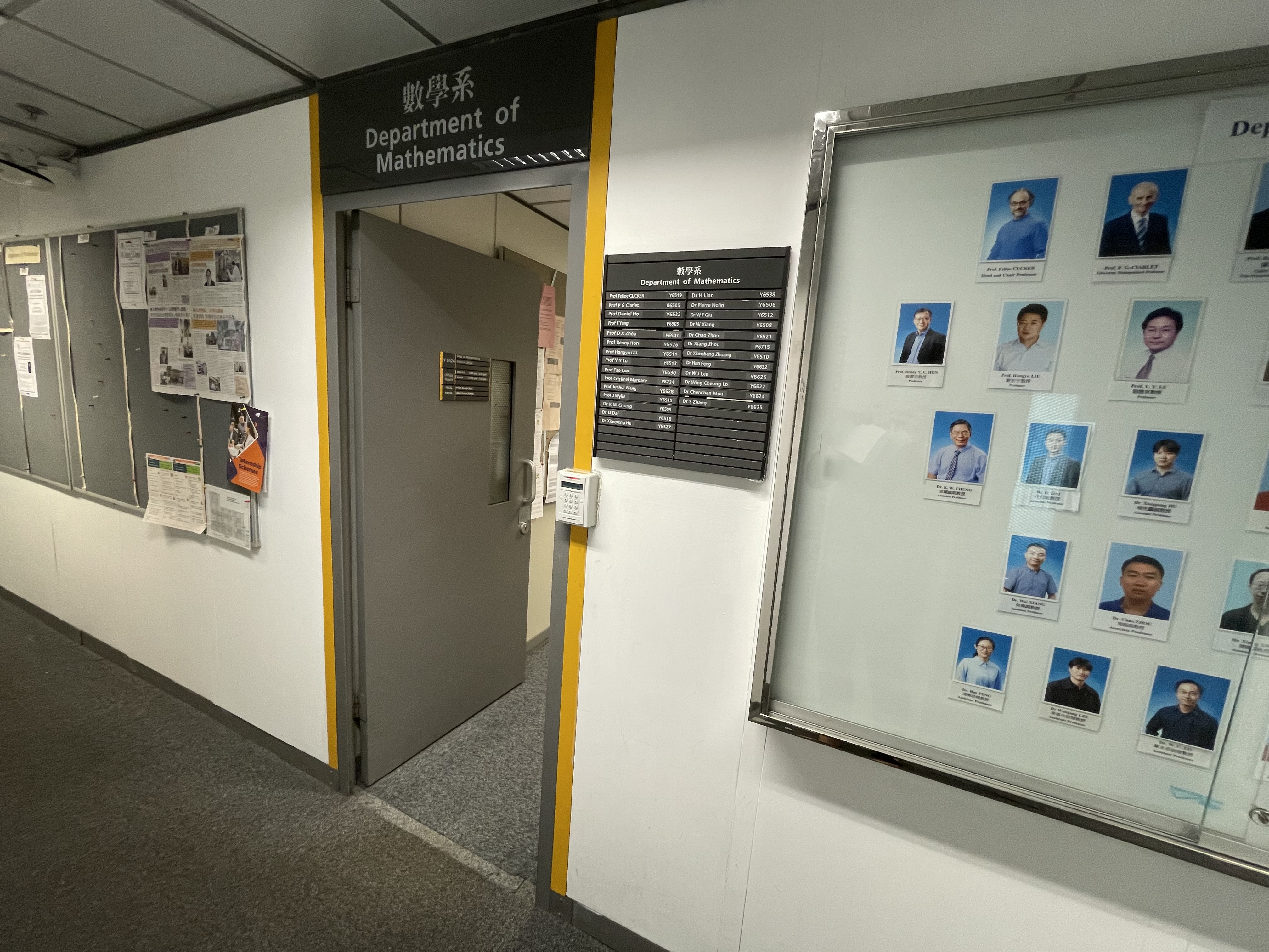 Department of Mathematics