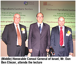 城大與耶路撒冷希伯來大學合辦法律課程