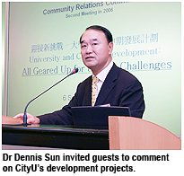 CityU discusses university developments with community leaders