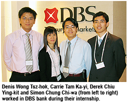 FSE students gain real work experience through internship programme