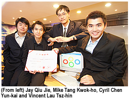 商學院學生奪挑戰盃銀獎