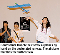 CityU reaches out to high school students through a straw airplane competition