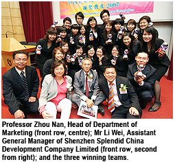 城大學生高質素市場顧問服務獲讚賞