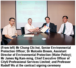 CityU beats 17 international and local competitors to win environmental project contract
