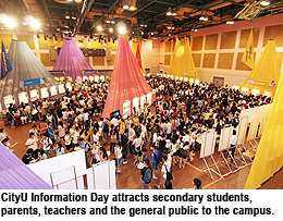 CityU Information Day helps secondary students navigate university life