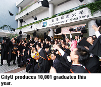 CityU prepares 10,000 graduates for professional careers