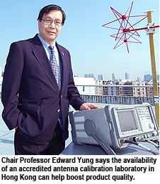 CityU gains significant accreditation for its antenna calibration services