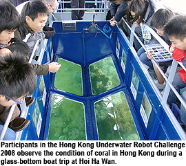 Marine robot competitors put their underwater machines to the test