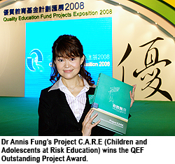Children and Adolescents at Risk Education project wins Outstanding Project Award