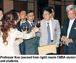 President praises EMBA graduates for contributions to society