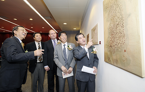 城大舉辦古地圖展及韓國週促進中韓交流