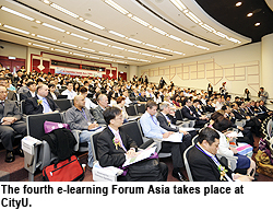 CityU promotes e-Learning at Asia forum