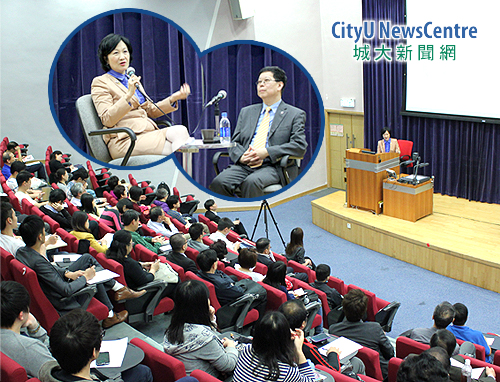 Regina Ip discusses challenges facing HKSAR governance