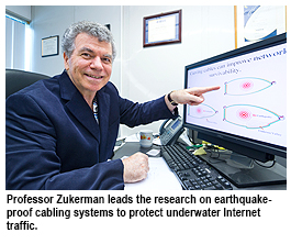 Earthquake-proof cabling project to protect underwater Internet traffic