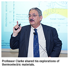 Distinguished lectures on thermoelectric materials and sustainable energy