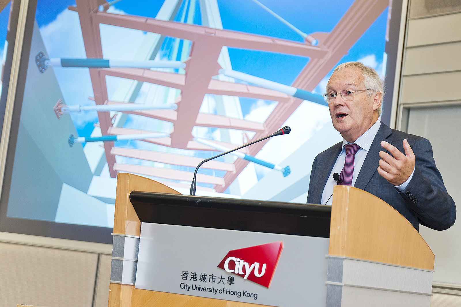 IAS lecture on design of quake-proof bridge 