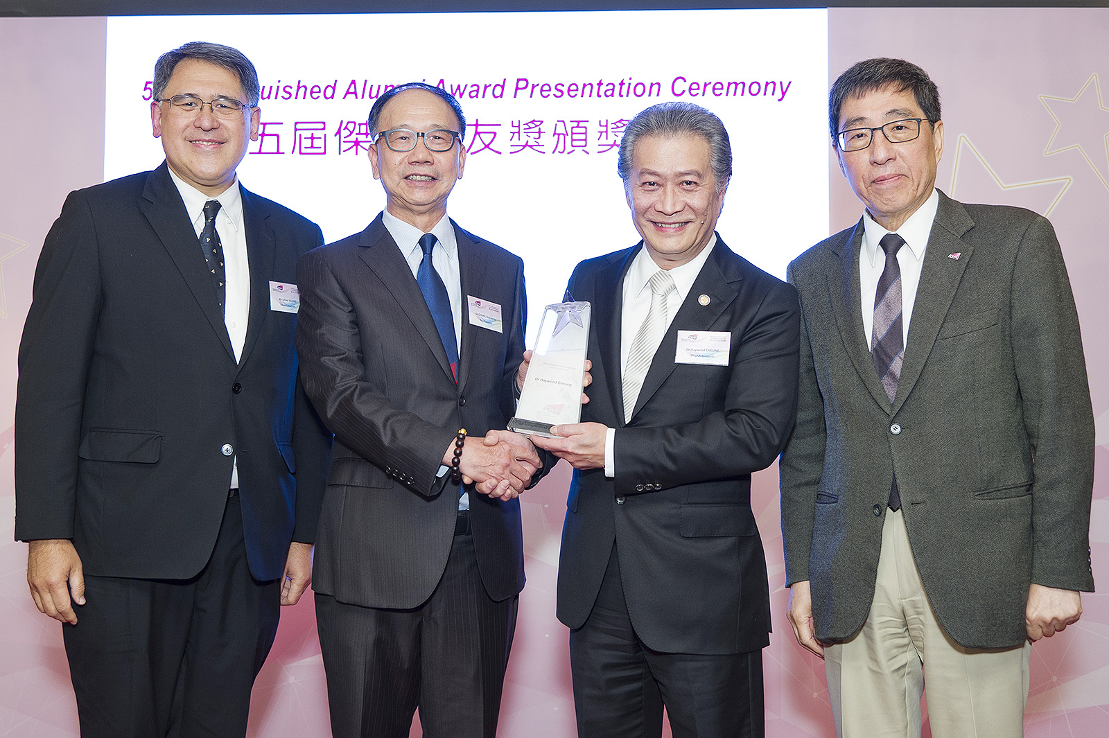 Distinguished Alumni Award for Dr Haywood Cheung
