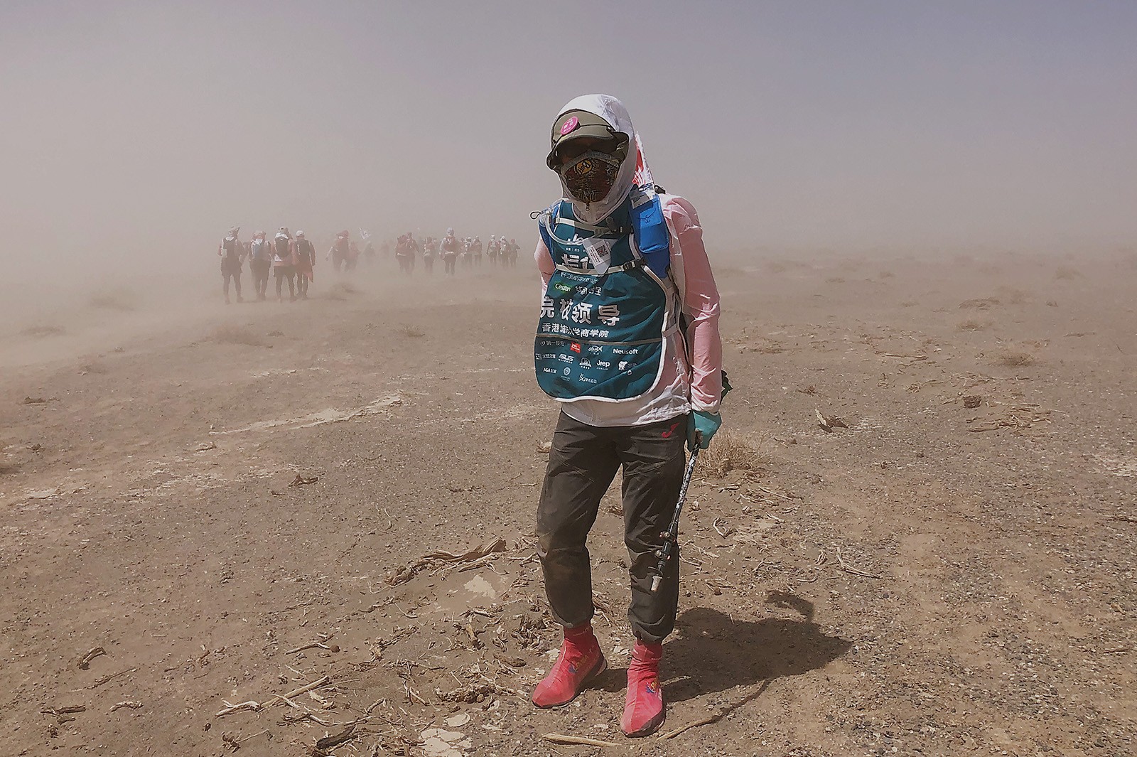 Professor Kuo, taking part for the first time, completed the 29.7-kilometre training day trek.