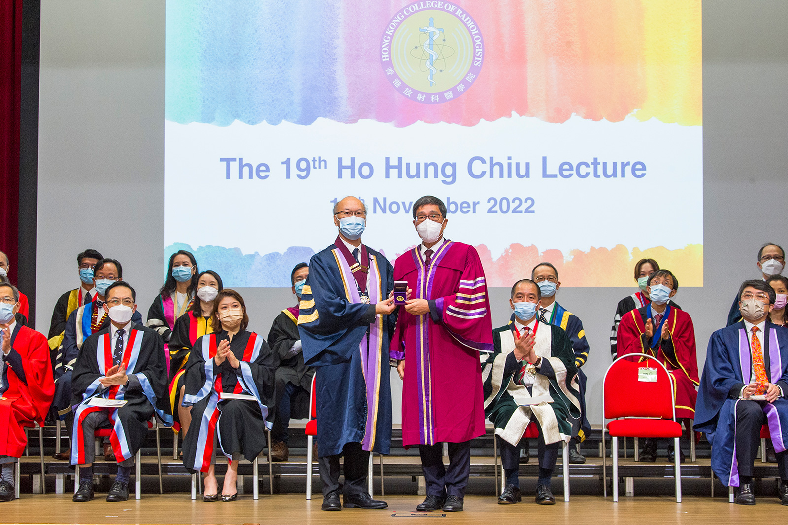 President is presented souvenirs after the Lecture.