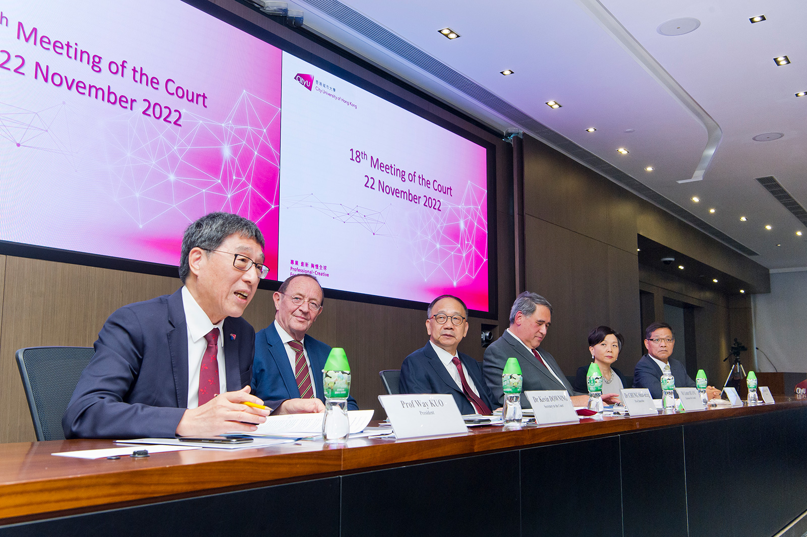 Court learns about latest CityU developments