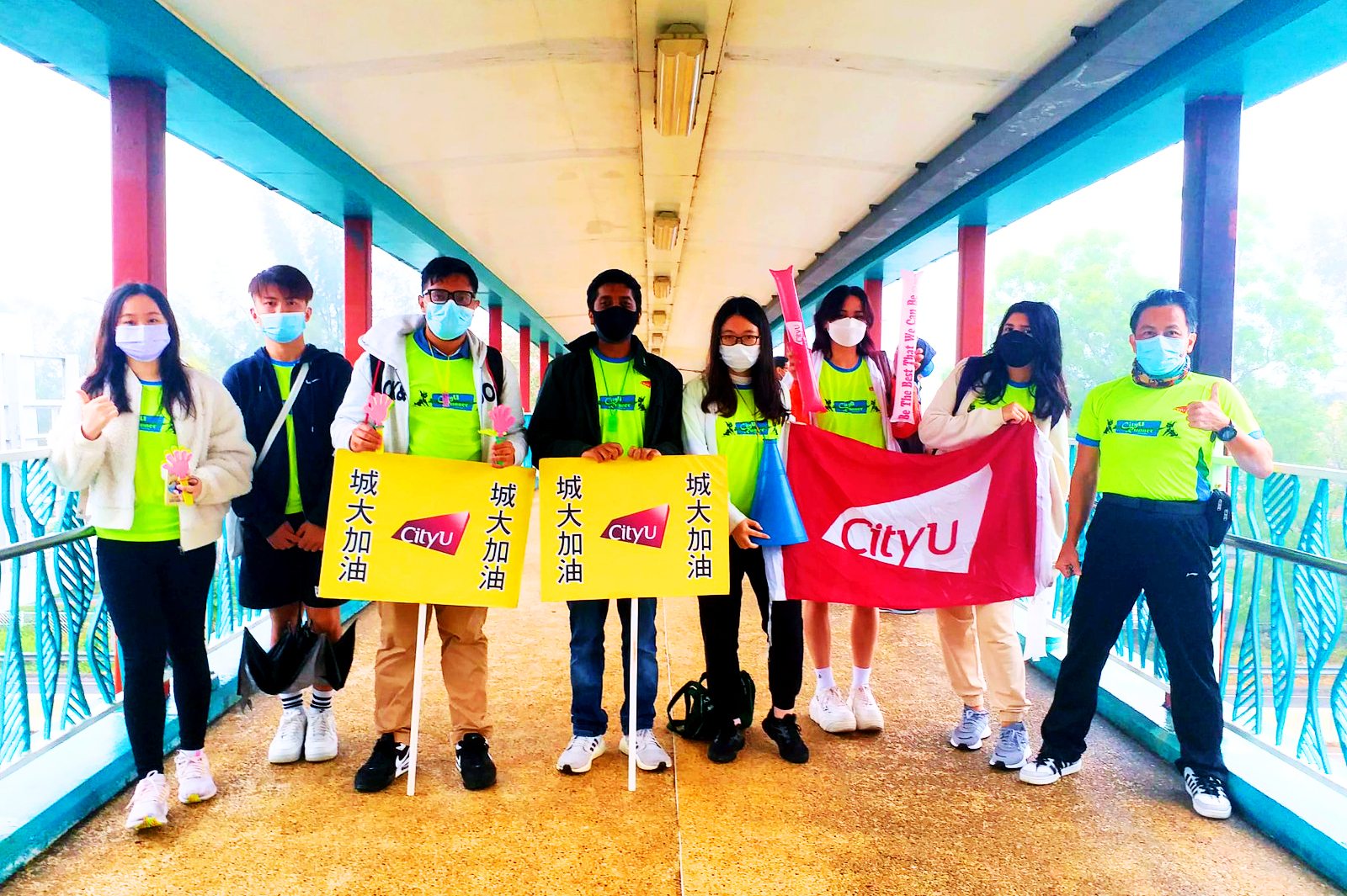 President Kuo leads CityU marathon team for 13th consecutive race