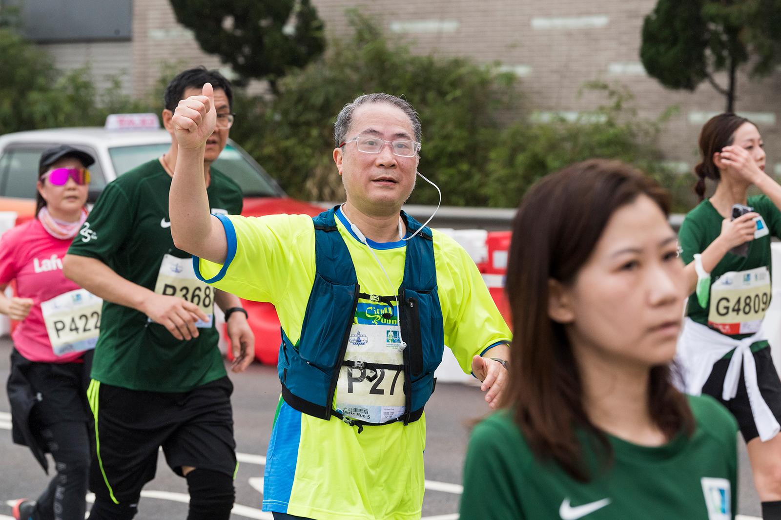 President Kuo leads CityU marathon team for 13th consecutive race