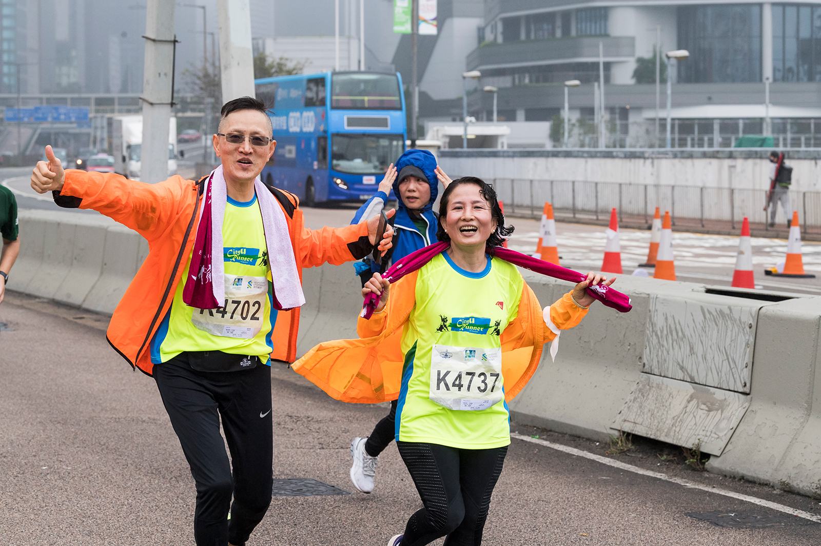 President Kuo leads CityU marathon team for 13th consecutive race