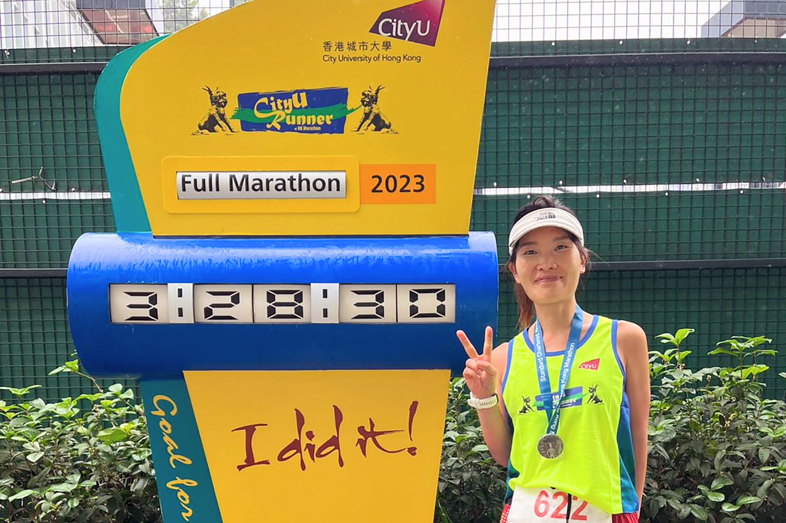 President Kuo leads CityU marathon team for 13th consecutive race