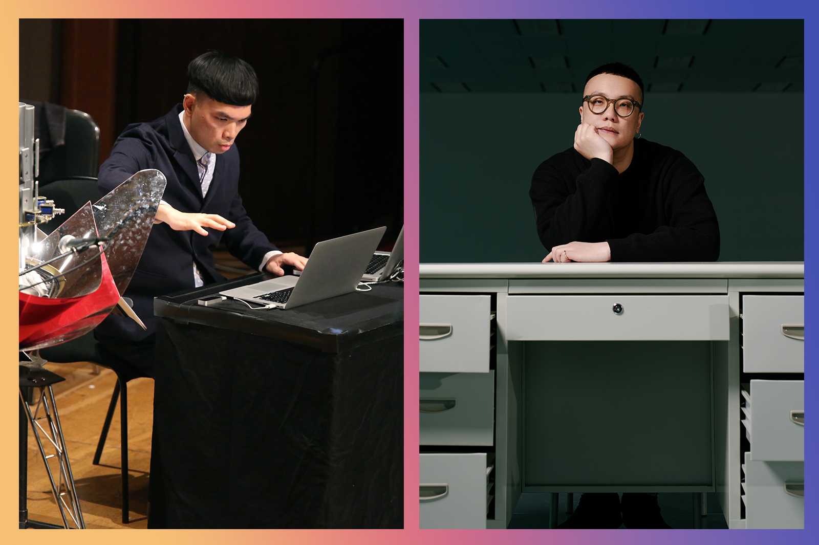 (From left) Mr Leung and Mr Cheng