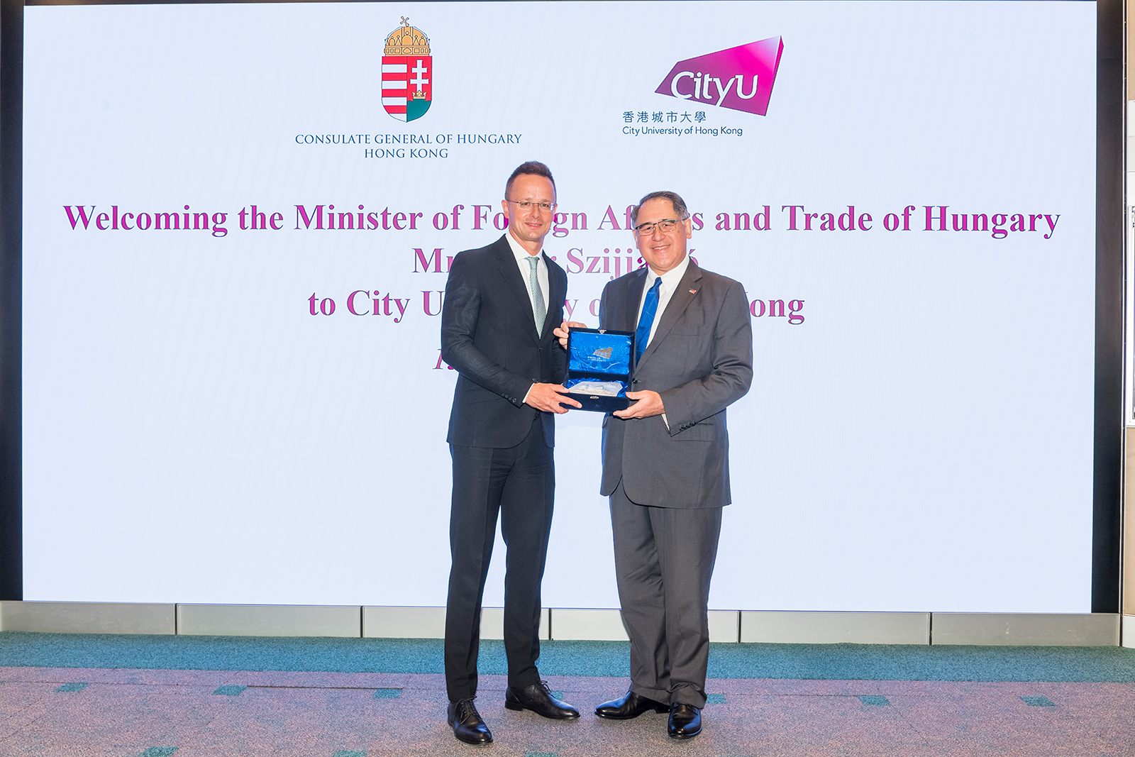 CityU lecture by Mr Péter Szijjártó